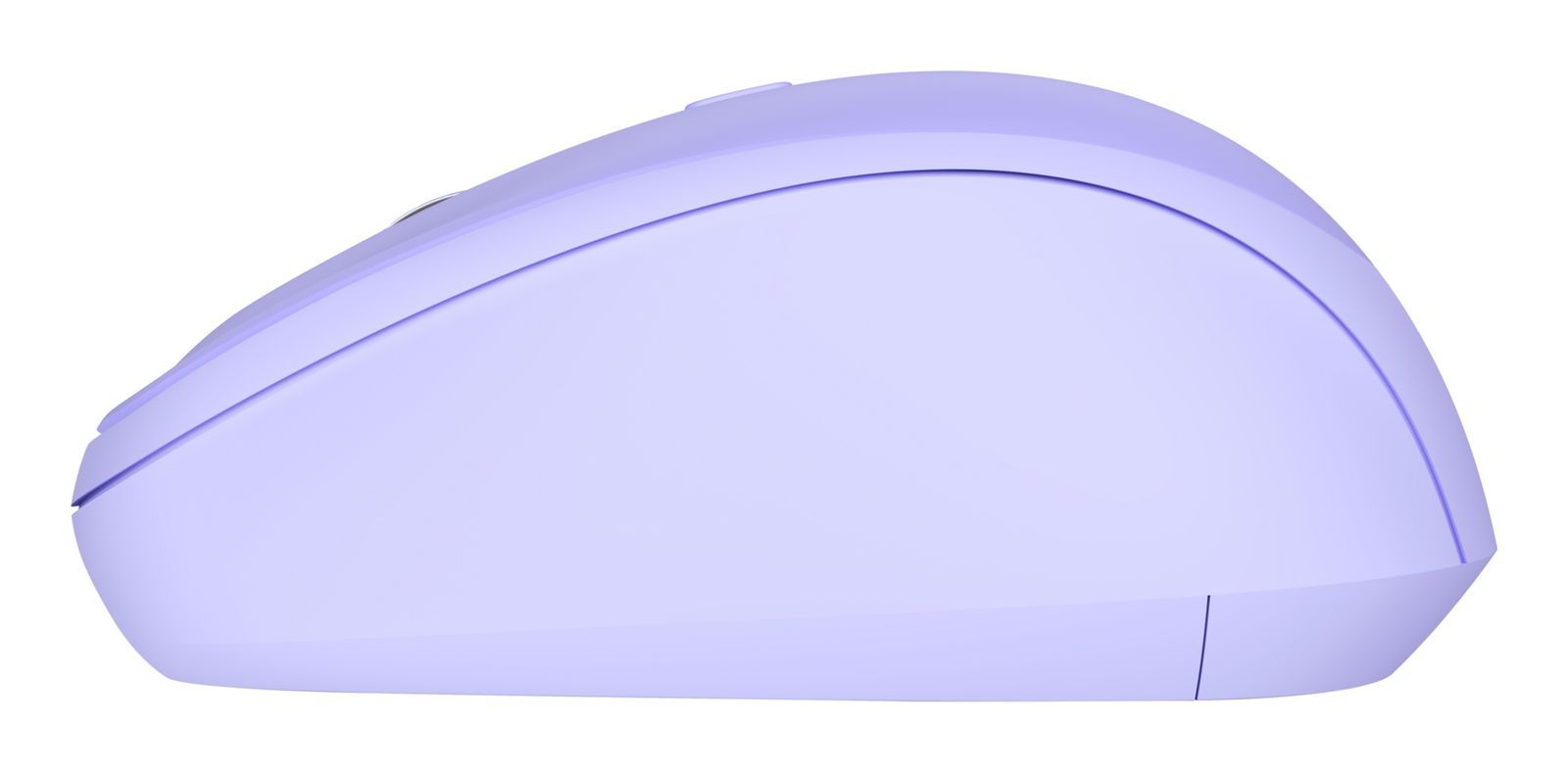 Mouse Trust Wireless Y Bluetooth Yvi+ Lila 1600dpi Ajustable 3 Botones 3 Dispositivos