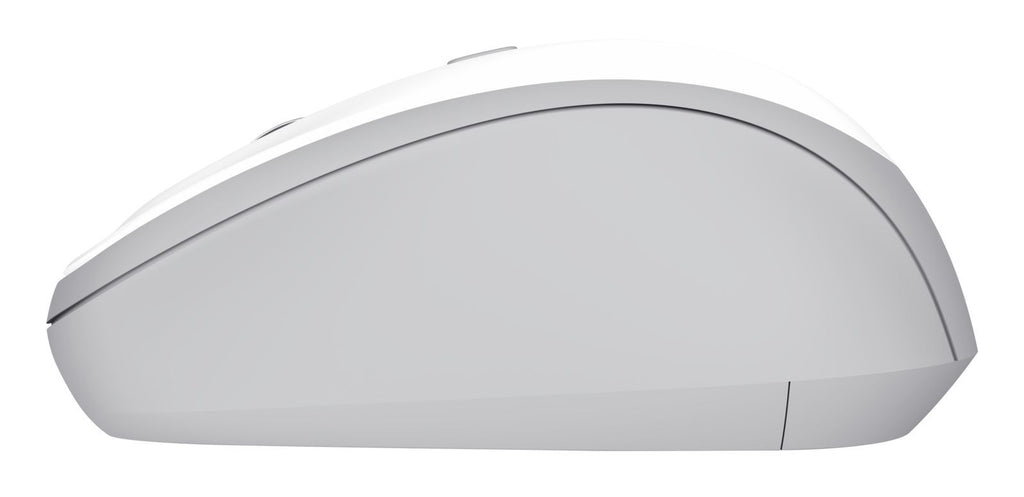MOUSE TRUST WIRELESS Y BLUETOOTH YVI+ BLANCO 1600DPI AJUSTABLE 3 BOTONES 3 DISPOSITIVOS