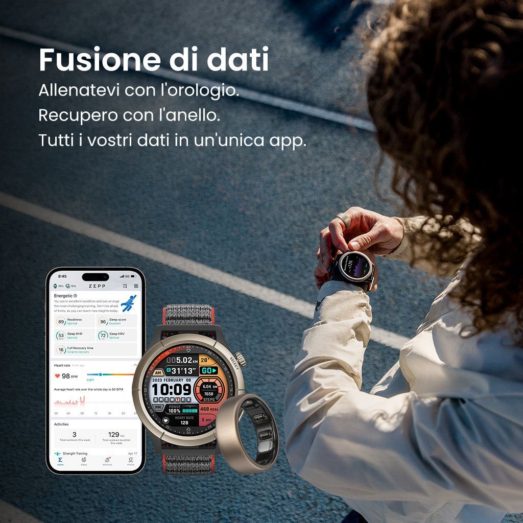 Amazfit Helio Ring Talla 10 Dorado - Anillo Inteligente