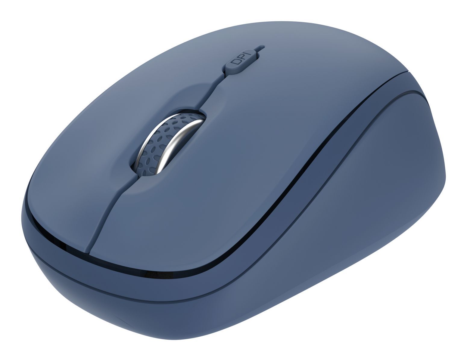 Mouse Trust Wireless Y Bluetooth Yvi+ Azul 1600dpi Ajustable 3 Botones 3 Dispositivos