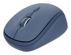 Mouse Trust Wireless Y Bluetooth Yvi+ Azul 1600dpi Ajustable 3 Botones 3 Dispositivos
