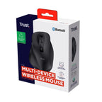 MOUSE TRUST BLUETOOTH FYDA NEGRO 2400 DPI AJUSTABLE 6 BOTONES