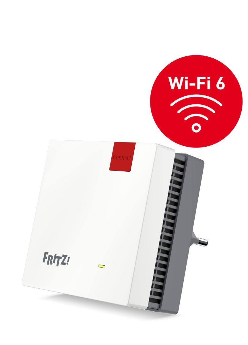 Fritz! Repeater 1200 Ax (mesh Wifi Extender 1600) Blanco / Repetidor Wi-fi