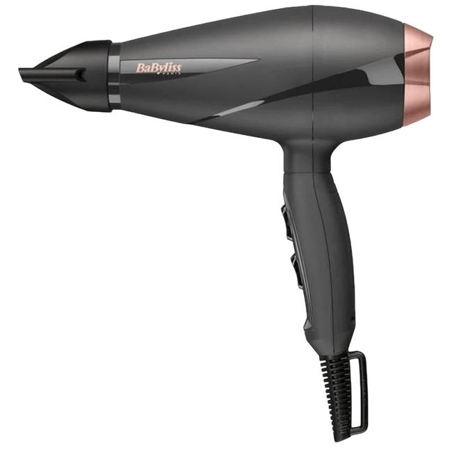 BaByliss Smooth Pro 2100 Secador Profesional Negro/Oro rosa Hover Image