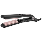 BaByliss The Crimper Plancha de pelo Negro/Rosa