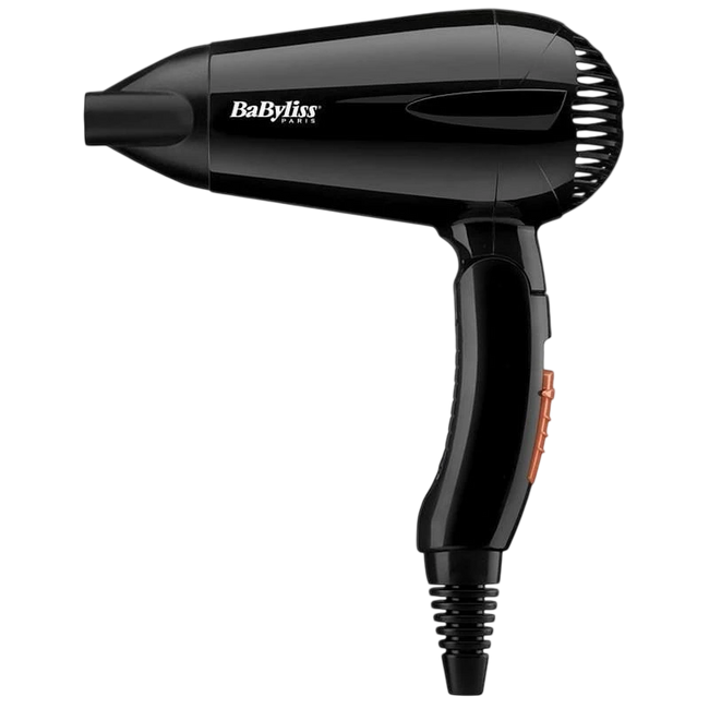 BaByliss Travel Dry 2000 Secador de Pelo Negro Hover Image