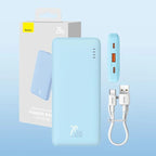 Baseus Airpow 10000 mAh 20W Azul Carga Rápida Bidireccional - Power Bank