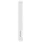 Power Bank Mini 5000mAh Baseus compatible con MagSafe Blanco - Carga rápida 20W y Cable tipo C inlcuido