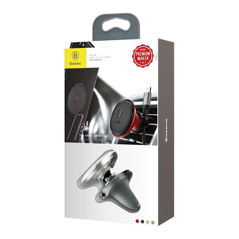 Baseus Air Vent Silver OS - Soporte de teléfono para coche