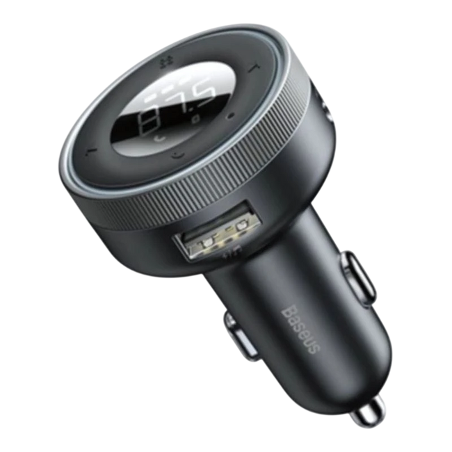 Baseus CCLH-01 Transmisor FM Bluetooth para coche + Cargador Hover Image