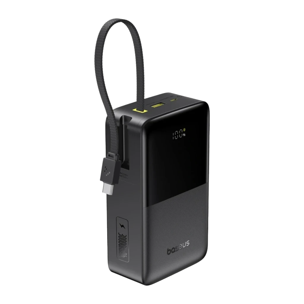Power Bank Baseus EnerFill FC51 Bipow 2 Pro 30000mAh Cable USB-C integrado