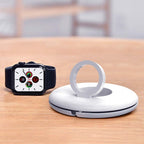 Baseus Enrollador + Soporte para Cargador de Apple Watch Blanco