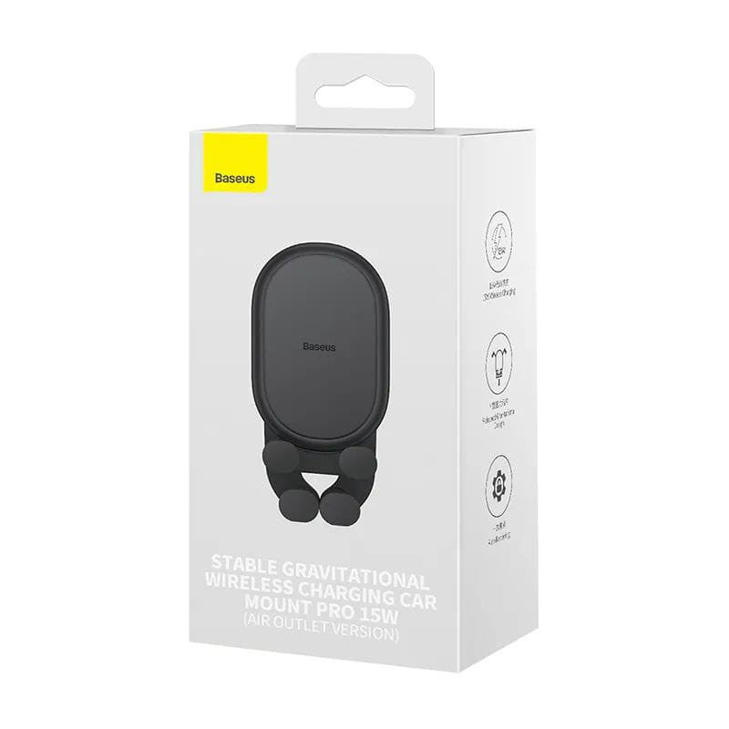 Baseus Pro base de Carga Inalámbrica Gravitacional 15w para Coche