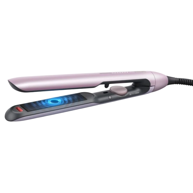 Plancha de pelo Philips 5000 series BHS530/00 ThermoShield Plata Hover Image