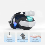 BOBOVR M3 Pro Correa de cabeza con batería para Meta Quest 3/3S Negro - Accesorio para Gafas de Realidad Virtual