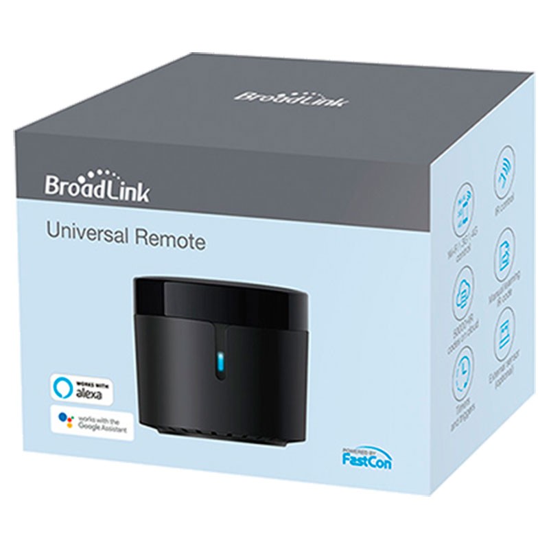 Broadlink RM4 Mini Compatible Google Home / Alexa - Negro