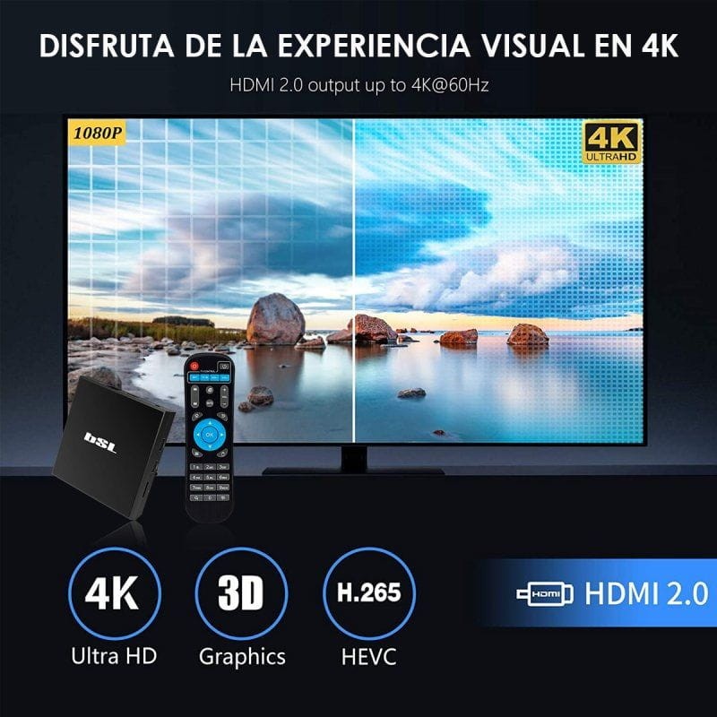 BSL ABSL432 4GB/32GB 4K HDR WiFi Android 10 - Android TV