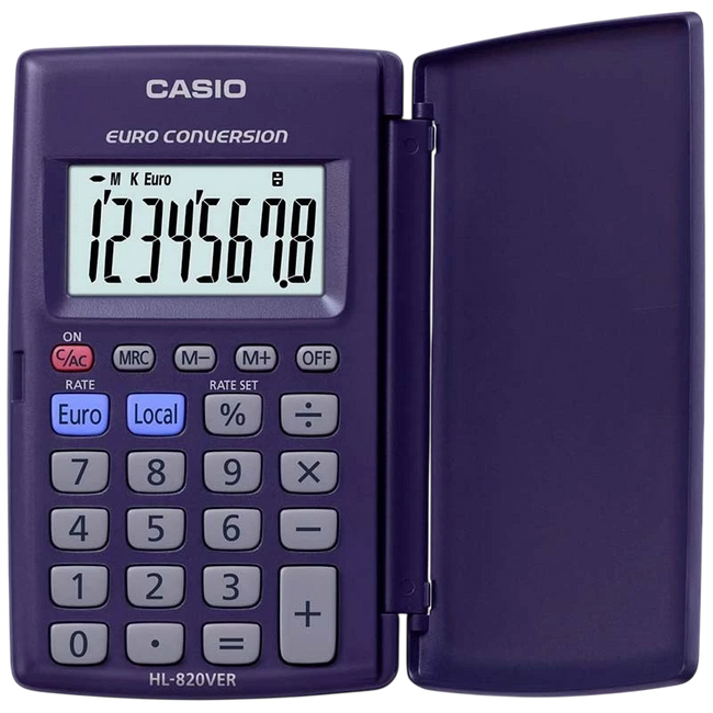 Calculadora portátil Casio HL-820VER Azul Hover Image