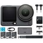 DJI Osmo Action 6 Adventure Combo 4K 120fps RockSteady 3.0 sumergible 20 m WiFi 1950mAh Cámara deportiva