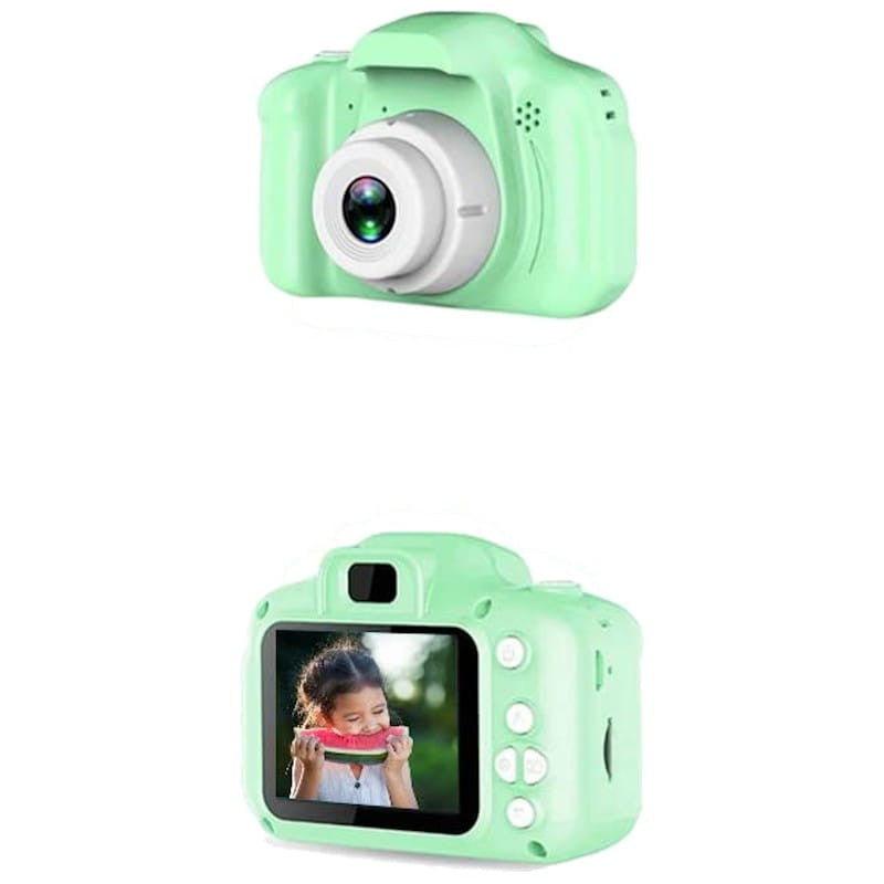Cámara Digital Para Nios K1 Versión Mejorada 600mAh Verde