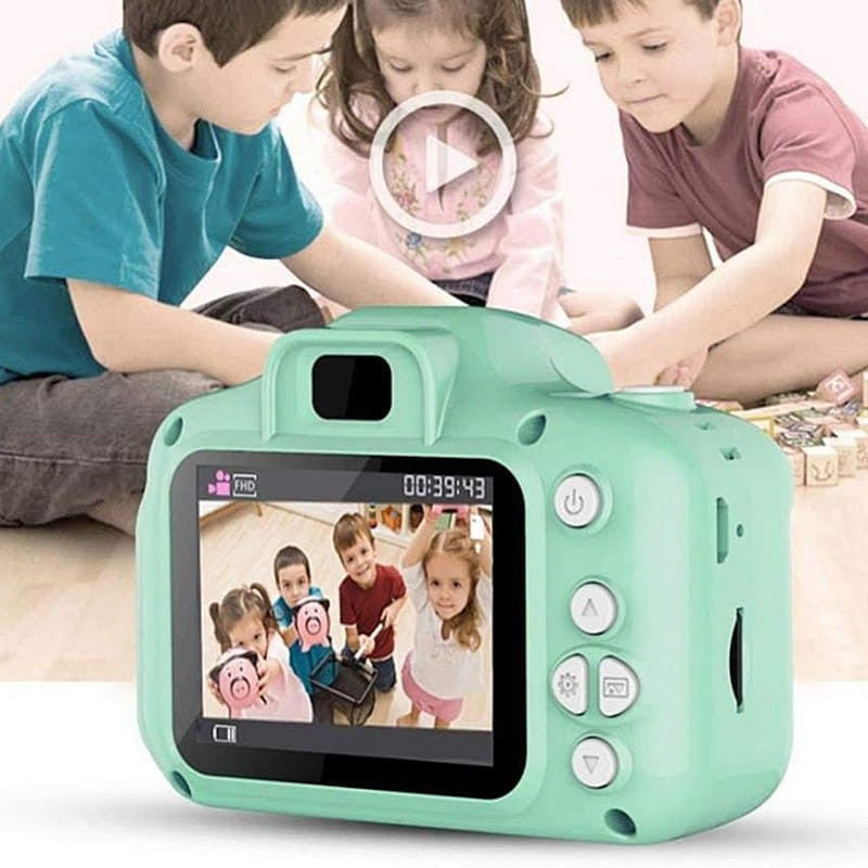 Cámara Digital Para Nios K1 Versión Mejorada 600mAh Verde