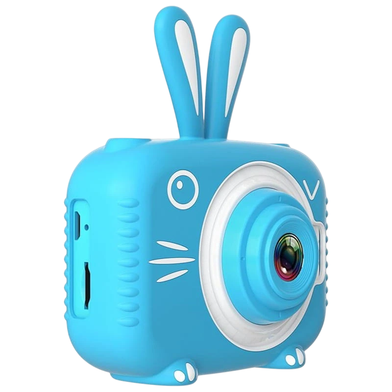 Cámara Digital Para Nios K3 Diseo Conejo Azul