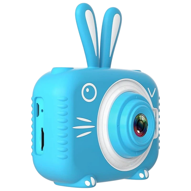 Cámara Digital Para Nios K3 Diseo Conejo Azul Hover Image