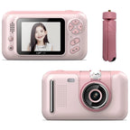 Cámara Para Nios S9 con Cámara Rotable Rosa