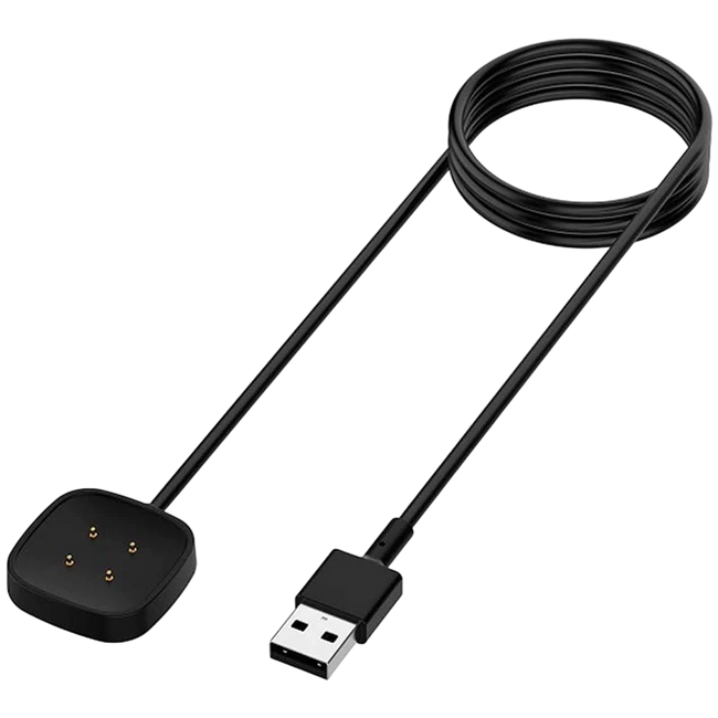 Cargador Fitbit Versa 3 / Versa 4 Negro Hover Image