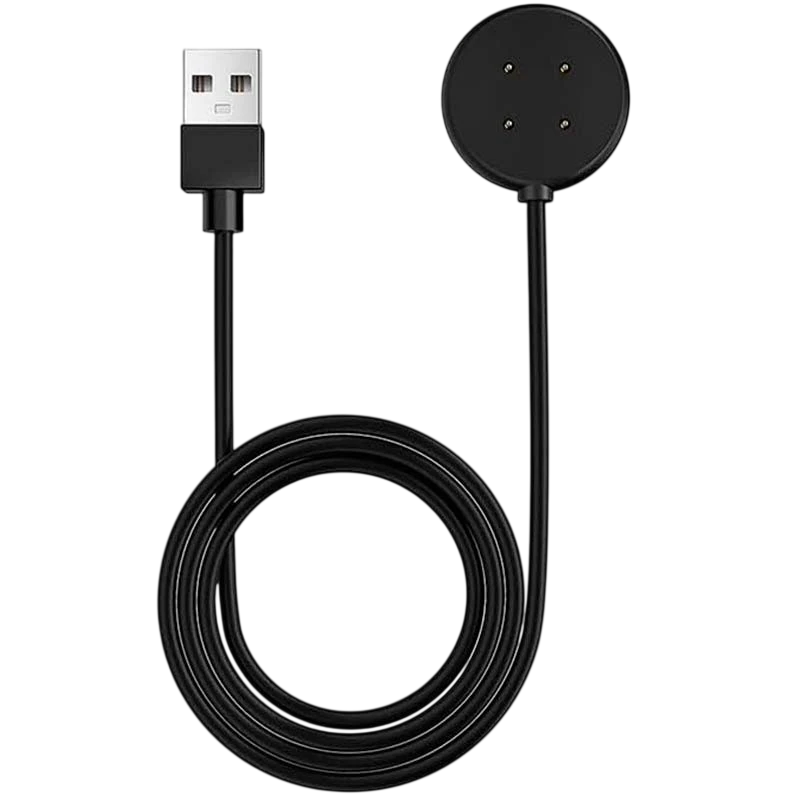 Cargador para Google Pixel Watch 3 / Pixel Watch 2 / Fitbit Versa 4 / Versa 3 Negro USB-A Compatible