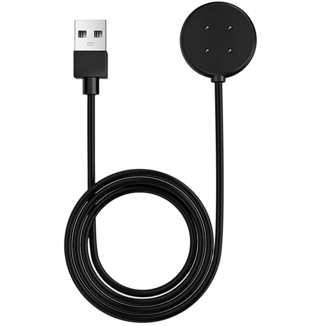 Cargador para Google Pixel Watch 3 / Pixel Watch 2 / Fitbit Versa 4 / Versa 3 Negro USB-A Compatible Hover Image
