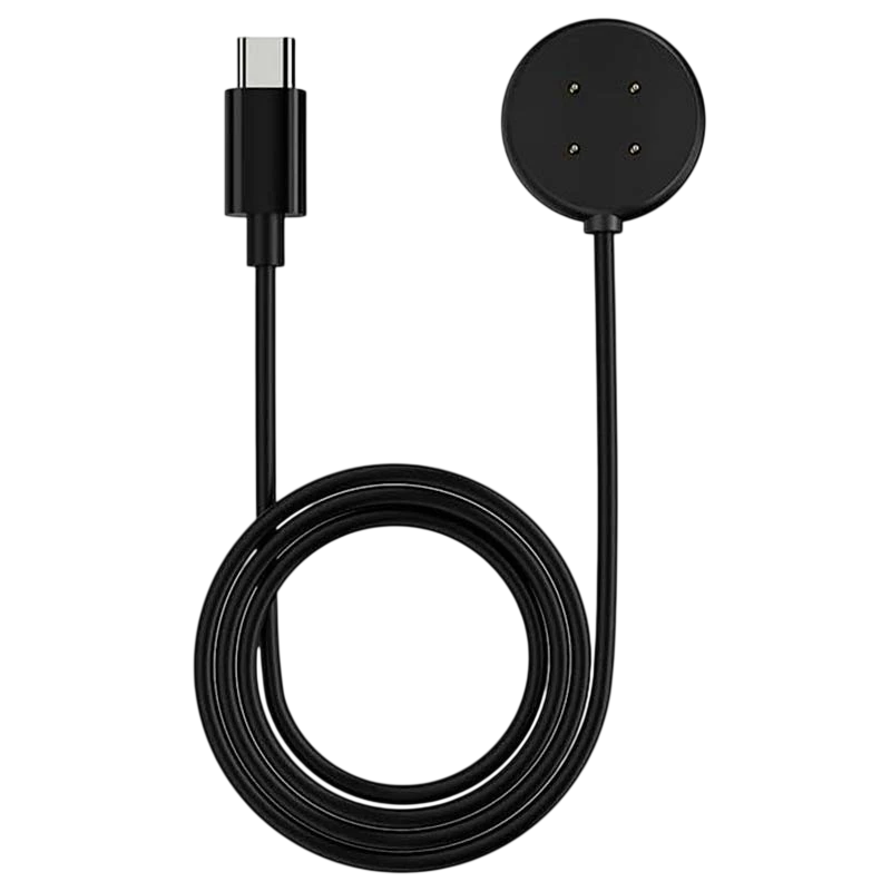 Cargador para Google Pixel Watch 3 / Pixel Watch 2 / Fitbit Versa 4 / Versa 3 Negro USB-C Compatible