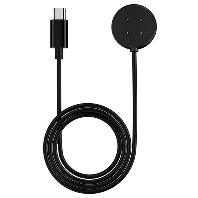 Cargador para Google Pixel Watch 3 / Pixel Watch 2 / Fitbit Versa 4 / Versa 3 Negro USB-C Compatible Hover Image