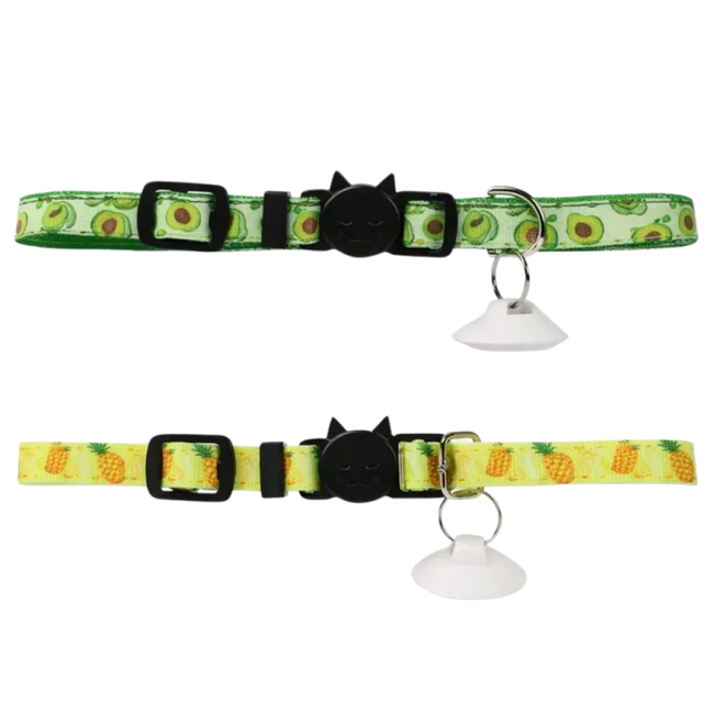 2 Collares Amarillo/Verde de Reconocimiento para comederos y bebederos CATLINK Hover Image