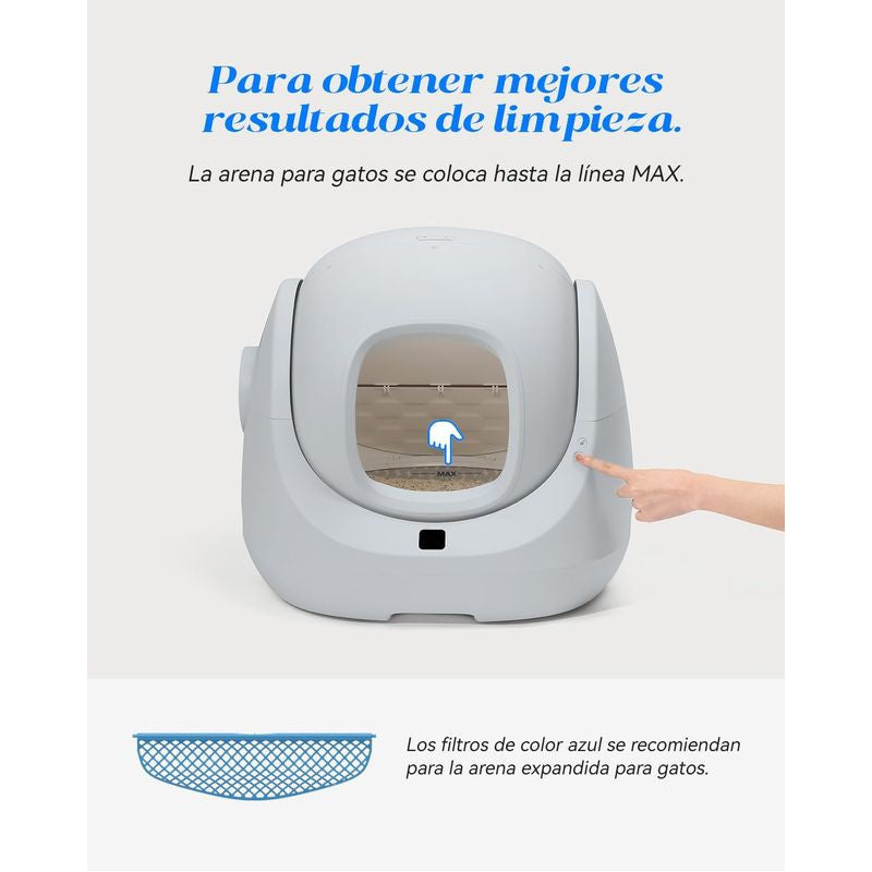 CATLINK Baymax Lite Blanco - Arenero autolimpiable inteligente