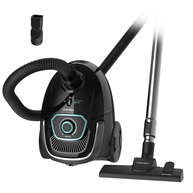 Cecotec Conga Powerbag 2500 Plus 2,5 L Aspiradora de tambor Secar 850 W Bolsa para el polvo Hover Image