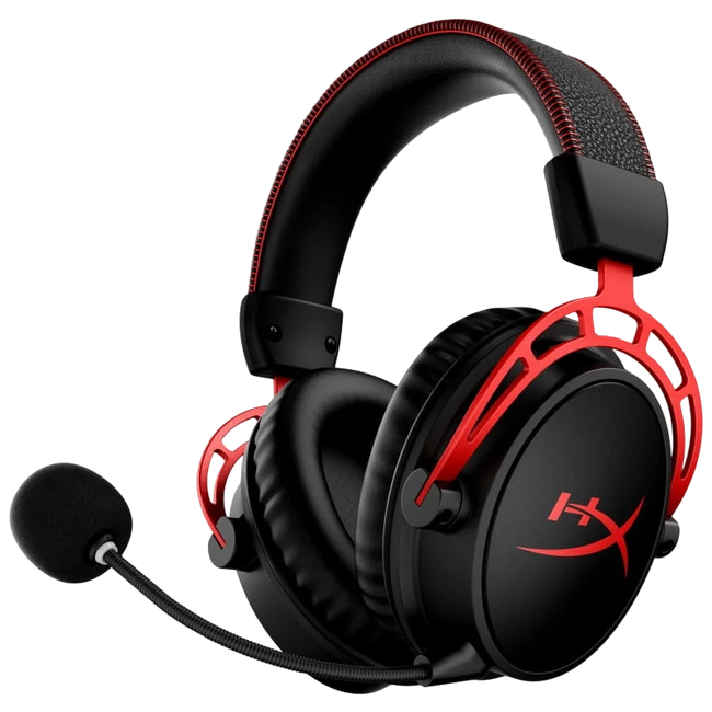 HyperX Cloud Alpha Negro y Rojo Gaming con Wireless Hover Image