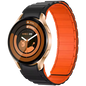 Colmi I28 Ultra Oro Correa Magnética Negra interior Naranja - Reloj inteligente