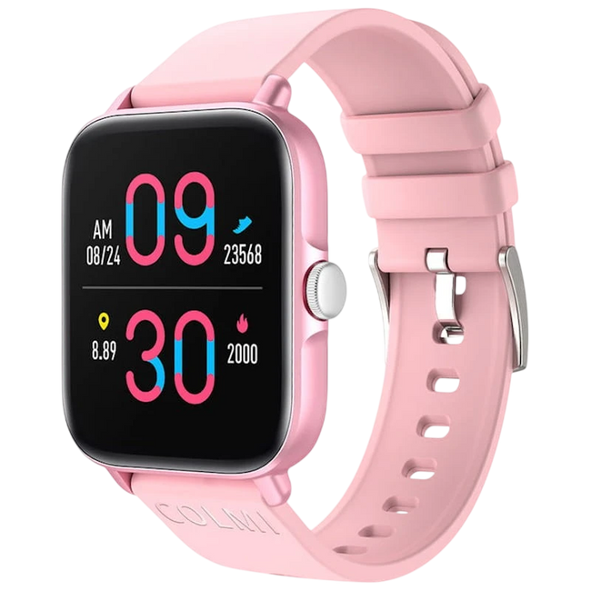 Colmi P28 Plus Rosa con Correa de Silicona Rosa - Reloj Inteligente Hover Image
