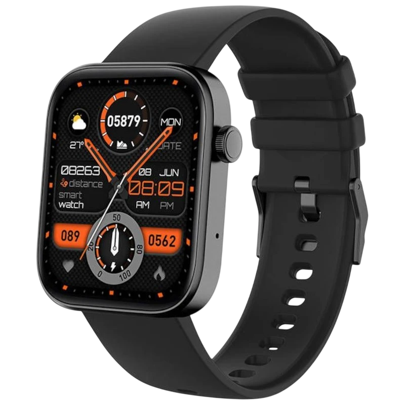 COLMI P71 Negro 1,9 pulgadas IPS 7 días +100 deportes IP68 Smartwatch