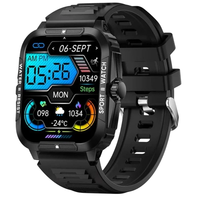 Colmi P76 Botón Negro - Reloj inteligente Hover Image