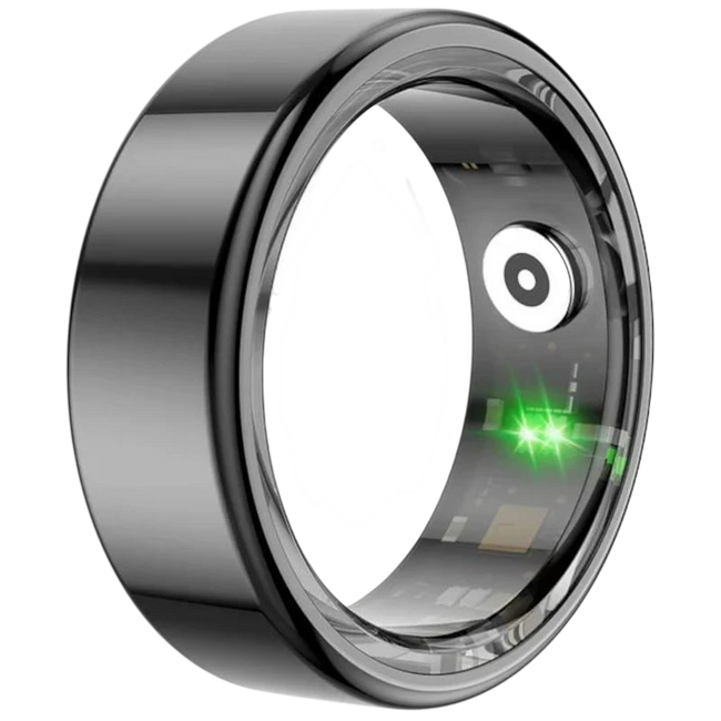 Colmi R02 Talla 9 Negro - Anillo inteligente Hover Image