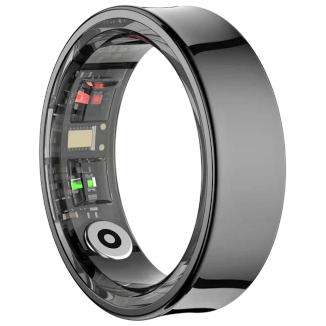 Colmi R09 Talla 8 Negro - Anillo inteligente Hover Image