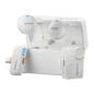 Micrófono inalámbrico Comica Vimo Me Combo Blanco TRRS 2 TX + 1 RX Estuche de Carga