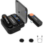 COMICA Vimo S-UC Micrófono Lavalier Inalámbrico con Cancelación de Sonido (USB-C) Negro