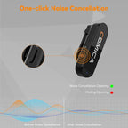 COMICA Vimo S-UC Micrófono Lavalier Inalámbrico con Cancelación de Sonido (USB-C) Negro