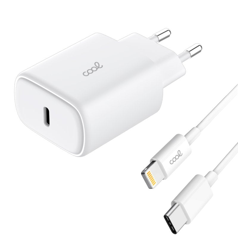 Cool Cargador Red Universal Fast Adapt. (Pd) Tipo-C (25W) Bl