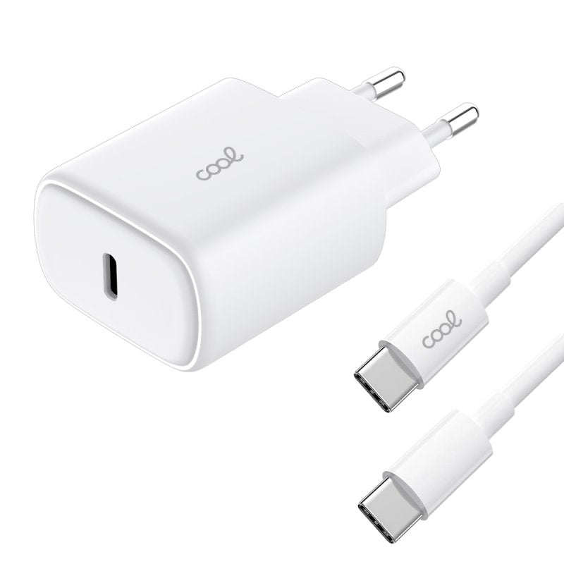 Cool Cargador Red Universal Fast Adapt. (Pd) Tipo-C (25W) Bl
