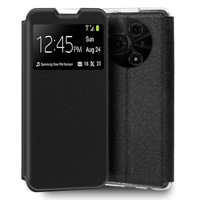 Cool Funda Flip Cover Tcl 605 Liso Negro Hover Image