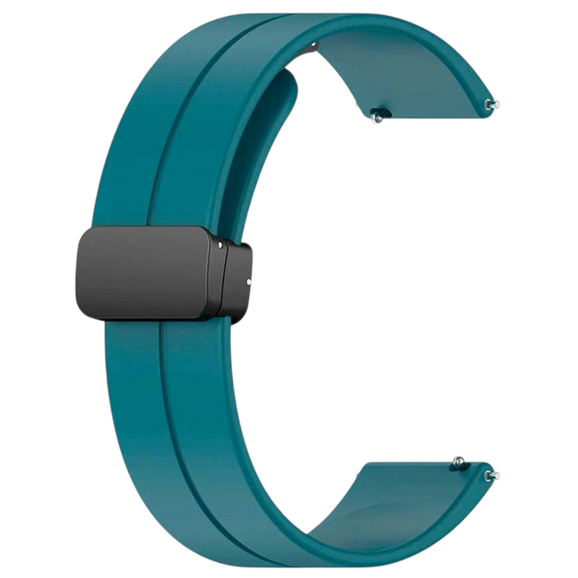 Correa Universal Cierre Magnético 22mm Azul para Smartwatch Xiaomi/Amazfit/Samsung/Huawei/Realme/Ticwatch Hover Image